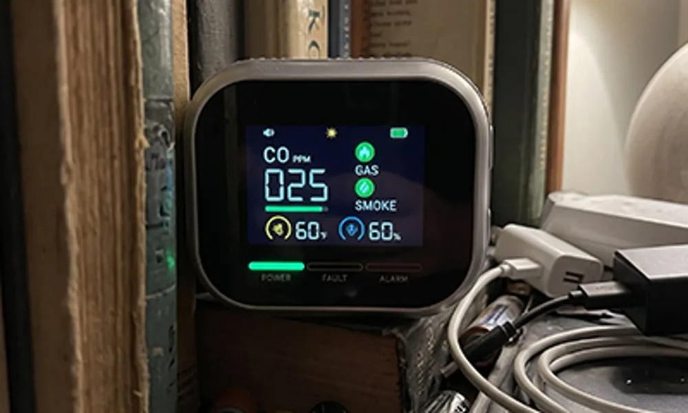 Detector de gas combustible 6 en 1 GuardianGas