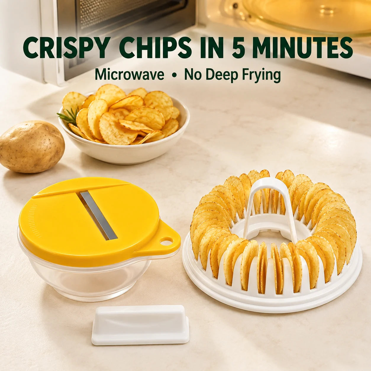 CRUJI kit chips microondas