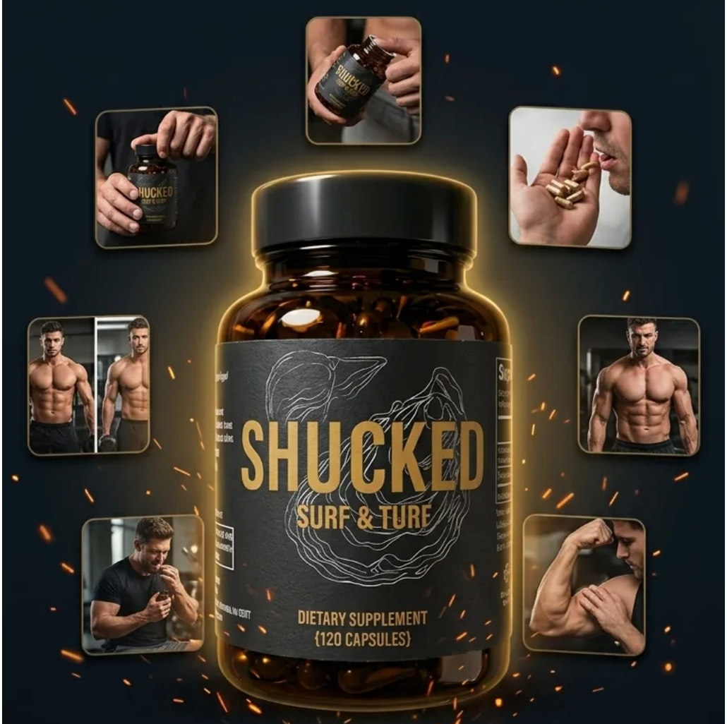 SHUCKED Surf & Turf – 120 Cápsulas