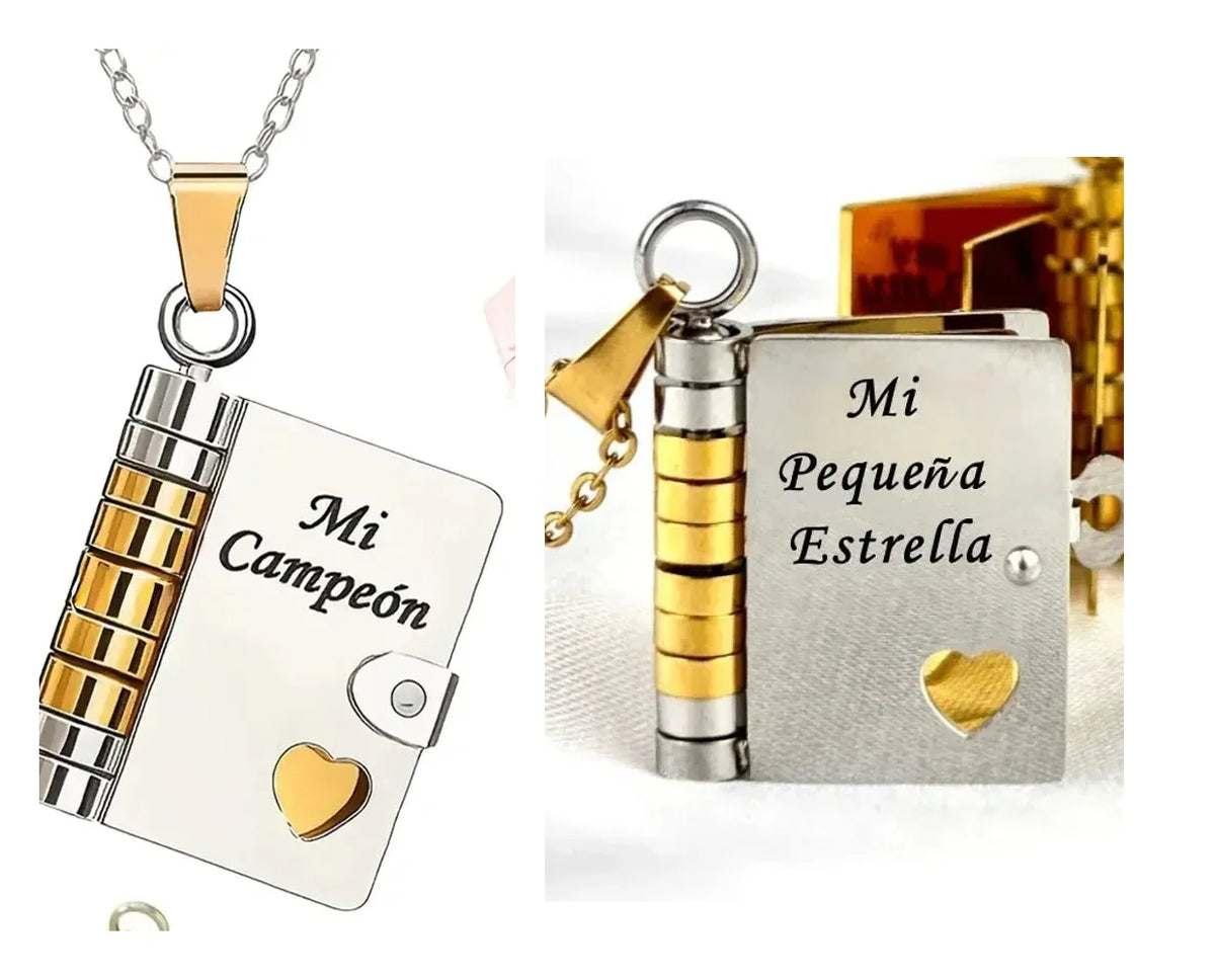 Combo collares Mi Campeon y Mi Pequena Estrella