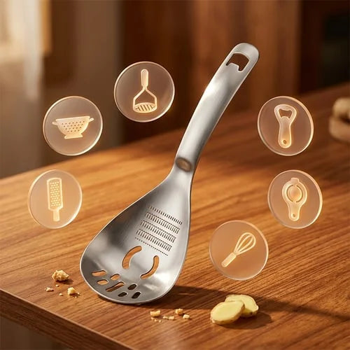 Cuchara Multifuncion 6 en 1 Acero Inoxidable COCINOX